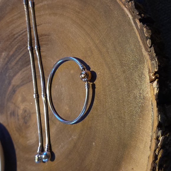 3 Pandora Bracelet Bundle Size 6.7 in/ 17 cm - Picture 3 of 14